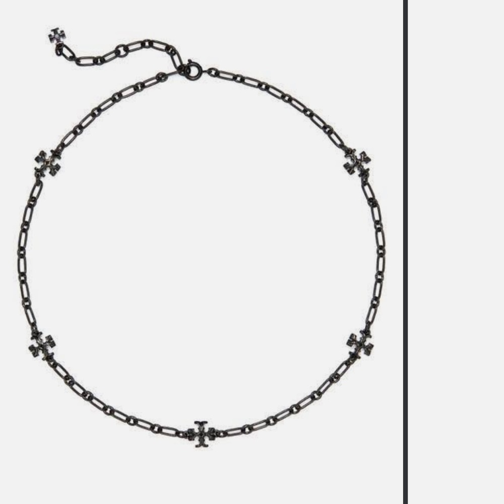 Tory Burch black necklace
